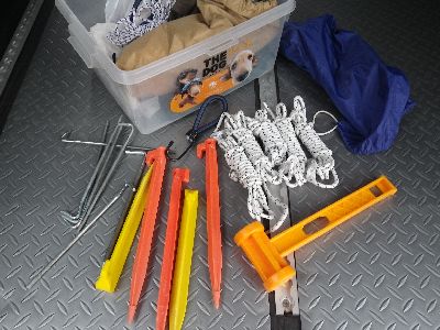 キャンプシーズン前 準備中