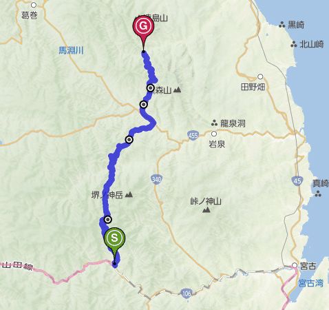 八戸川内大規模林道