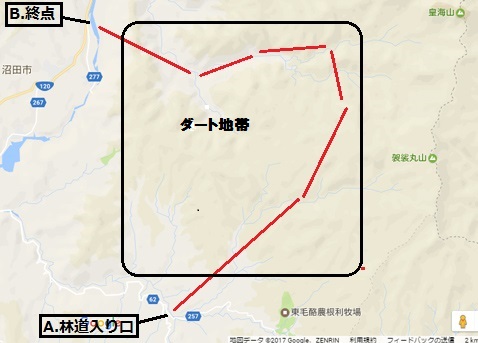 栗原川林道