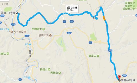北茨城 農道