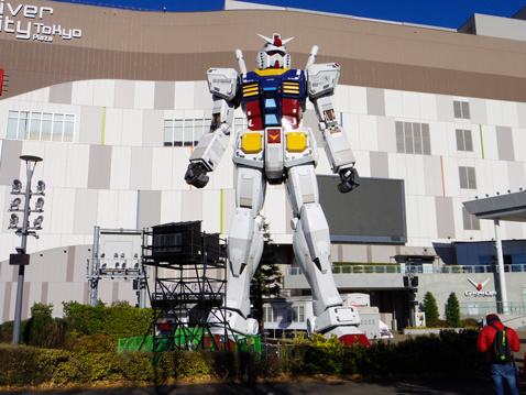 1/1 ガンダム立像 お台場